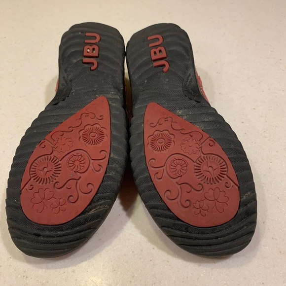 JBU Jambu Red & Gold Current T-strap Sandals 7.5 - Picture 12 of 12